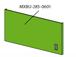 Ізоляція лівої сторони 1 TXN500 - MXBU-285-0601-RAL6018